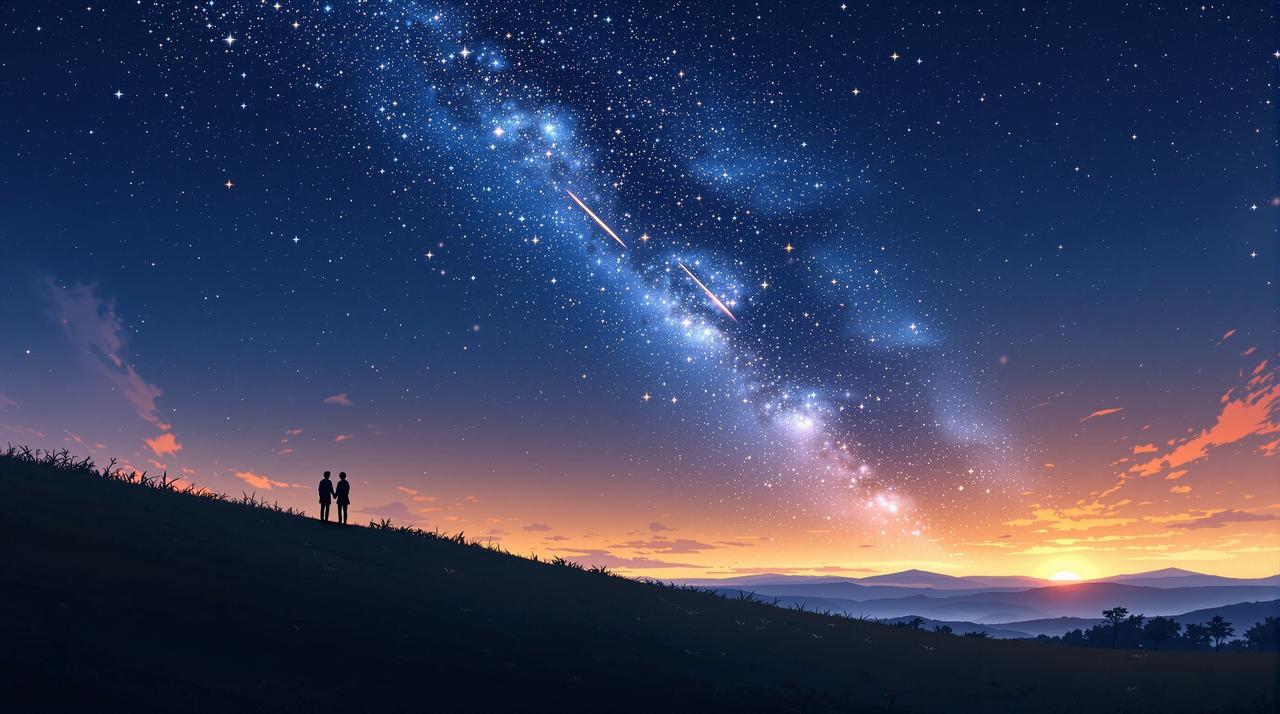 歪歪的漫画 - 新海诚动画中的「星空」意象：从《你的名字。》到歪歪的漫画的宇宙美学